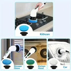 Wireless Electric Rotating Cleaning Scrubber