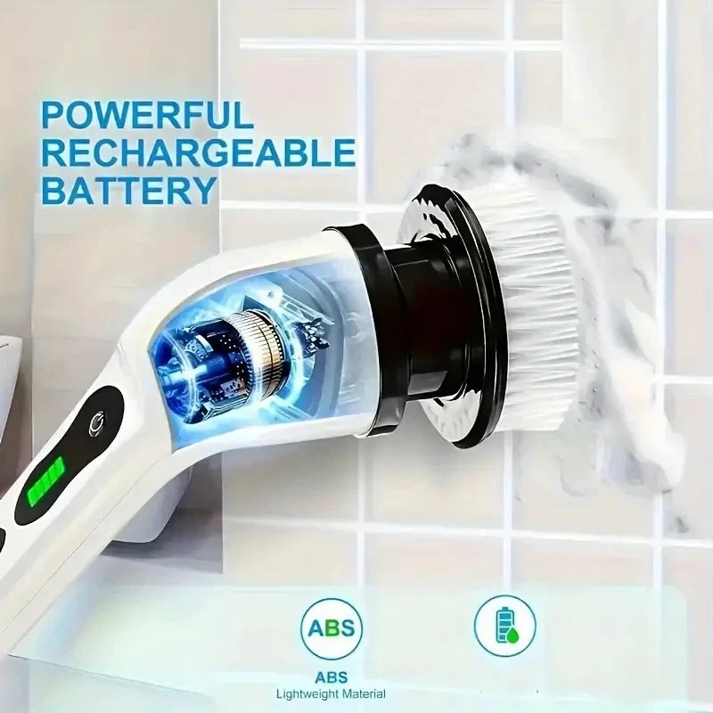 Wireless Electric Rotating Cleaning Scrubber