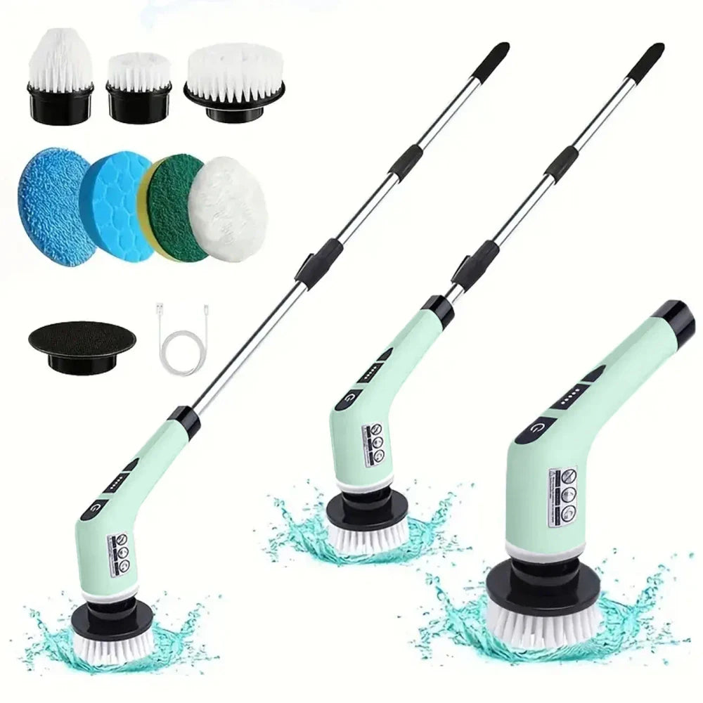 Wireless Electric Rotating Cleaning Scrubber