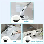 Wireless Electric Rotating Cleaning Scrubber