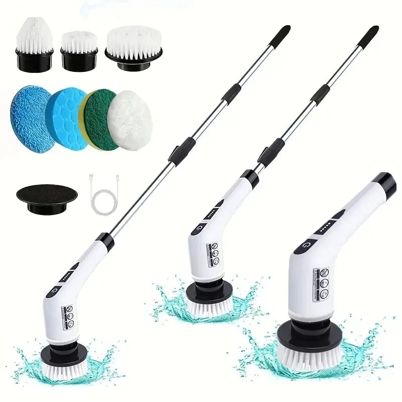 Wireless Electric Rotating Cleaning Scrubber