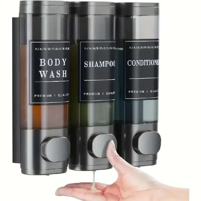 Triple Wall Mounted Soap Dispenser