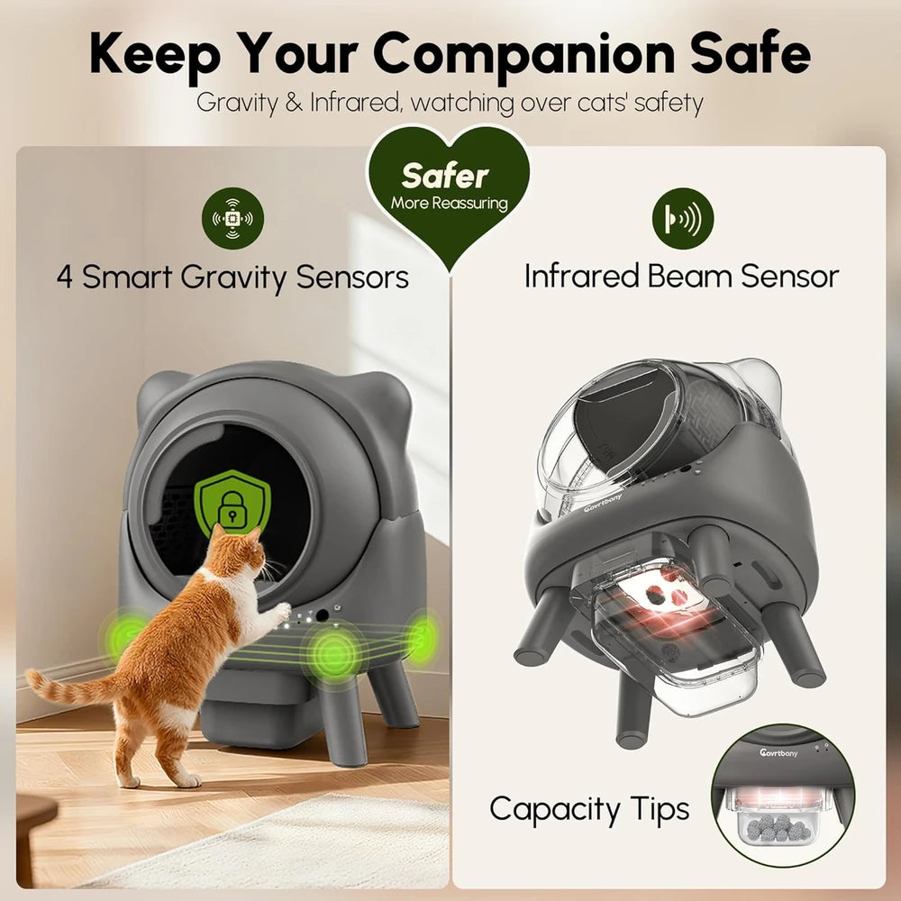 Automatic Self-Cleaning Cat Litter Box