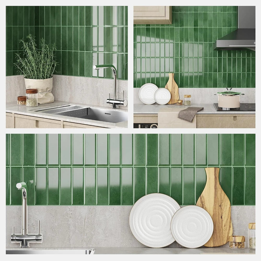 Peel and Stick Subway Wall Tiles - 10 sheets