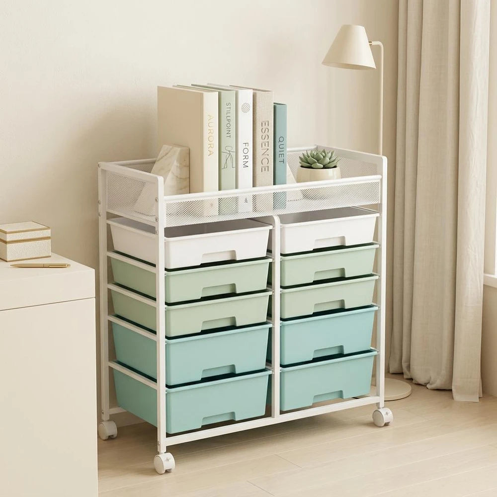 Rolling Multi Layer Drawer Storage Cart