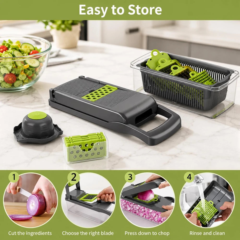 Multifunction Vegetable Chopper and Slicer