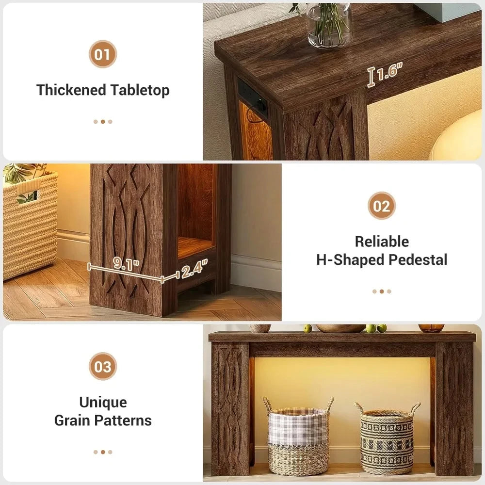 Farmhouse Entryway Console Table