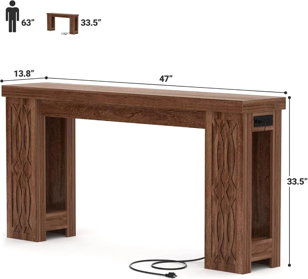 Farmhouse Entryway Console Table
