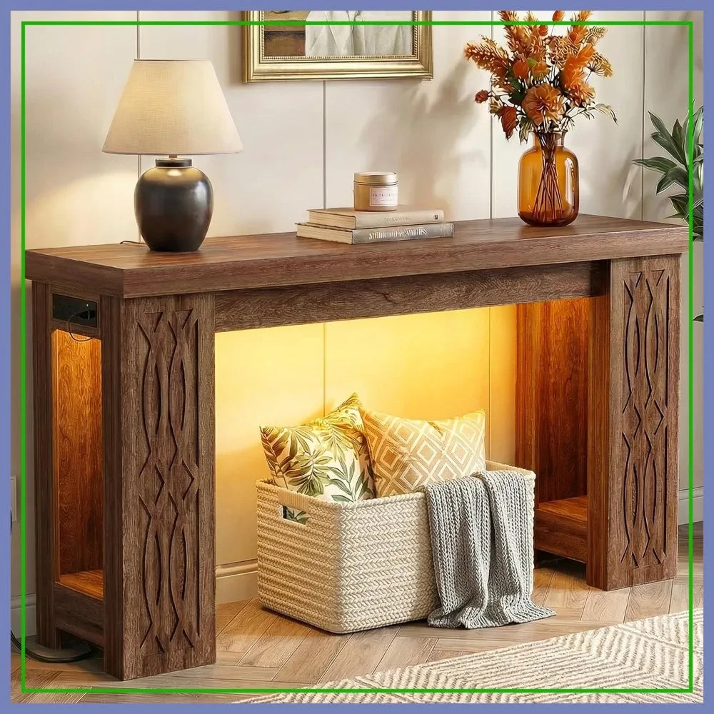 Farmhouse Entryway Console Table