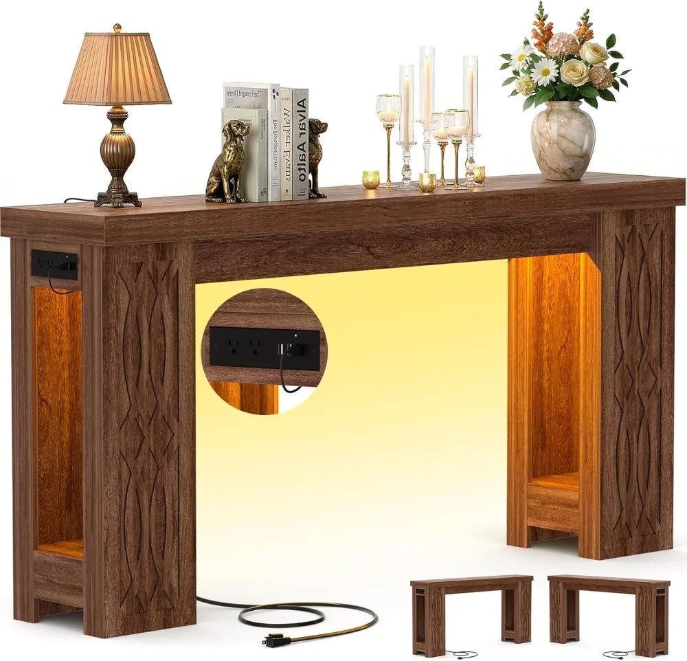 Farmhouse Entryway Console Table