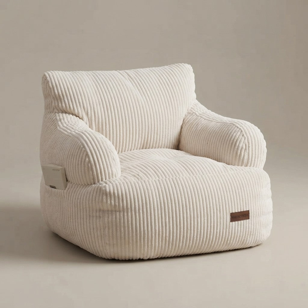 Corded Fabric Kids Bean Bag Chair